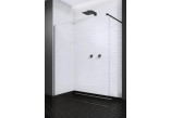 Стенка Walk-In Radaway Modo New Black II 70, 68.5-69.5x200cm, чёрные, стекло бесцветное- sanitbuy.pl