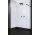 Стенка Walk-In Radaway Modo New Black II 110, 108.5-109.5x200cm, чёрные, стекло бесцветное