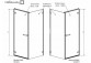 Кабина квадратная 80x80 Radaway Arta KDJ I левая стекло бесцветное Chrome +- sanitbuy.pl