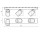 Lampa скрытая Azzardo Tomi 3 Black