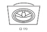 Oprawa встраиваемая BPM Lighting SU Classic oczko kwadrat, белая