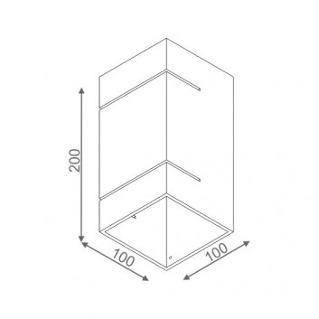 Бра AQForm Beam halogen, белый- sanitbuy.pl