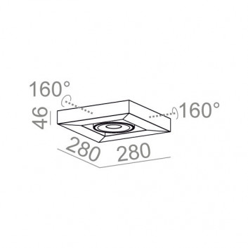 Бра AQForm Cadra 111x2 QRLED, белый мат.- sanitbuy.pl