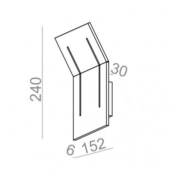 Бра AQForm Cadva 111x2 QRLED, белый мат.- sanitbuy.pl