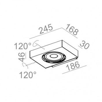 Бра AQForm Sleek 111x2 QRLED, белый мат.- sanitbuy.pl