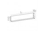 Бра AQForm Sleek 111x1, белый мат.- sanitbuy.pl