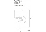 Бра MaxLight Carmen E27, белый- sanitbuy.pl