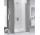 Drywi skryzdowe Sanplast Prestige III 70x195cm, профиль серебряный глянцевый