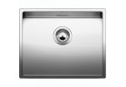 Zlewozmywak стальной jednokomorowy Blanco Claron 450-U 49x44 cm подвесной, без автоматической заглушки, стальной 