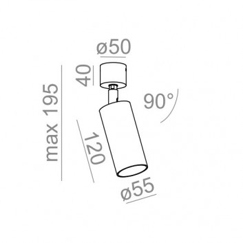 Reflektor AQForm PET 230V Spot Phase-Control, белый- sanitbuy.pl