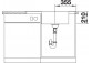 Zlewozmywak стальной jednokomorowy Blanco Andano XL 6 S-IF 100x50 cm левая komora, z ociekaczem, с автоматической заглушкой i z akcesoriami, стальной - sanitbuy.pl