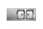 Blanco Dinas 8 S 1160x500mm сталь без автоматической заглушки, стальной