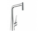 Смеситель кухонный Hansgrohe Metris 220 с выдвижным изливом DN15, хром- sanitbuy.pl