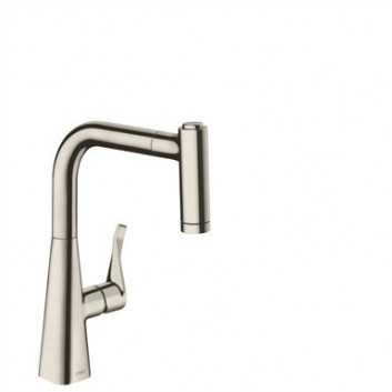 Смеситель кухонный Hansgrohe Metris 220 с выдвижным изливом DN15, хром- sanitbuy.pl