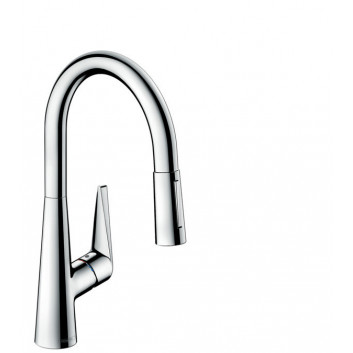 Смеситель кухонный Hansgrohe Talis S 160 с выдвижным изливом DN15, хром- sanitbuy.pl