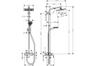 Душевой комплект Hansgrohe Showerpipe Crometta E 240 1jt с однорычажным смесителем DN15, хром