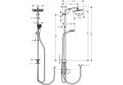 Душевой комплект Hansgrohe Crometta E Showerpipe E 240 1jest Reno EcoSmart DN15, хром