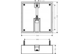 Hansgrohe набор основной do głowicy Raindance E 400 x 400 mm 1jet, хром