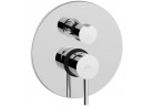 Смеситель для душа, скрытый Paffoni Light 3-odbiornik, чёрный мат., LIG019NO