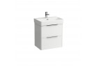 Шкафчик Laufen Base под раковину compacto PRO S 520 x 530 x 360 mm. белый глянец