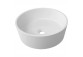 Накладная раковина Omnires Marble+ 38x12,4 cm белая- sanitbuy.pl