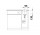 Zlewozmywak Blanco Subline 160-U Siligranit PuraDur 19x40cm без автоматической заглушки, antracyt