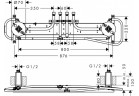 Набор основной Axor Shower Heaven 1200/300 4jet