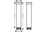 Набор przedłużający Axor ShowerSolutions для подсоединения потолочного ShowerHeaven 1200/300 4jet, хром