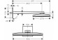 Верхний душ монтаж на потолок Axor ShowerSolutions 460/300 с потолочным подсоединением 2jet, хром- sanitbuy.pl