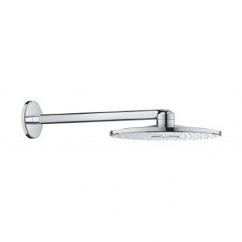 Верхний душ овальная с держателем скрытого монтажа Grohe Rainshower 360 Duo белая - sanitbuy.pl