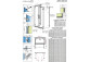 Двери для душа Radaway Arta DWD+2S 80x200 cm prodil хром, стекло бесцветное- sanitbuy.pl