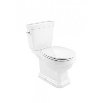 Раковина WC Roca Carmen Rimless do kompaktu 67x37cm перелив двойной, белый- sanitbuy.pl