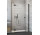 Двери для ниши Radaway Essenza New Black DWJS 140 cm левые ze ściankami bocznymi S, profil чёрный стекло бесцветное