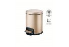 Корзина/контейнер Stella Premium na odpady круглый 5L, золотой