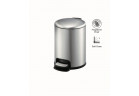 Корзина/контейнер Stella Premium na odpady круглый 8L, серебряный