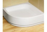 Brodzik Dolphi Radaway Samos A 80x80 cm półokrągły- sanitbuy.pl