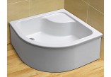 Brodzik Dolphi Radaway Naxos A 80x80 cm półokrągłe- sanitbuy.pl