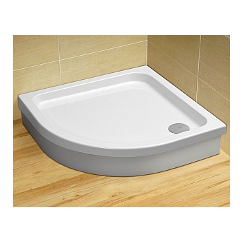 Brodzik Dolphi Radaway Siros A 80x80 cm półokrągły- sanitbuy.pl