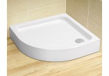 Brodzik Dolphi Radaway Siros A Compact 80x80 cm półokrągły- sanitbuy.pl