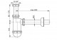 Сифон для раковины Alcaplast DESIGN хром, czworokątny