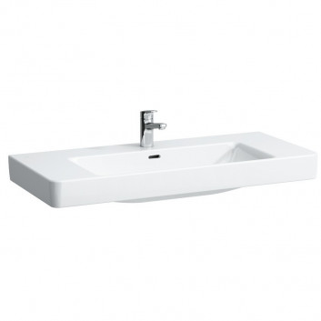 Раковина одинарный Laufen Pro S, 105x46, отверстие под смеситель, Laufen Clean Coat, белый