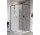 Стенка Walk-In Radaway Modo New Black II Frame 120, 120x200cm, чёрный, стекло бесцветное