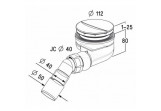 Сифон для поддона Radaway Turboflow, śr. 90mm