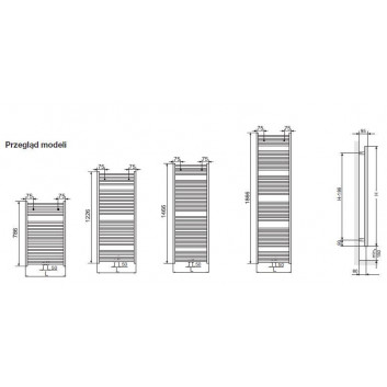 Радиатор Zehnder Virando Basic 78,6 x 45 cm - белый