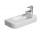 Раковина малая Duravit Happy D. 2, 50 cm, без перелива, с отверстием na baterie с правой stronie, Белый Alpin WonderGliss