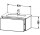 Шкафчик для раковины Duravit L-Cube, подвесной, белый, благородный блеск