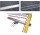 Линейный канал Kessel Linearis Compact для ванны полный комплект, длина 1150 mm