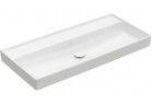 Раковина с тумбой Villeroy&Boch Collaro, 100x47cm, без перелива, bez otworów pod armaturę, CeramicPlus, Stone White