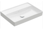 Раковина Villeroy&Boch Collaro, 65x47cm, без перелива, bez otworów pod armaturę, CeramicPlus, Stone White