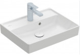 Раковина малая Villeroy&Boch Collaro, 50x40cm, шлифованный низ, z переливом, Weiss Alpin